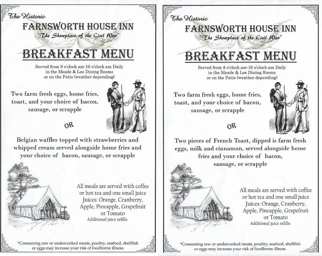 Farnsworth House Inn Gettysburg Bagian luar foto